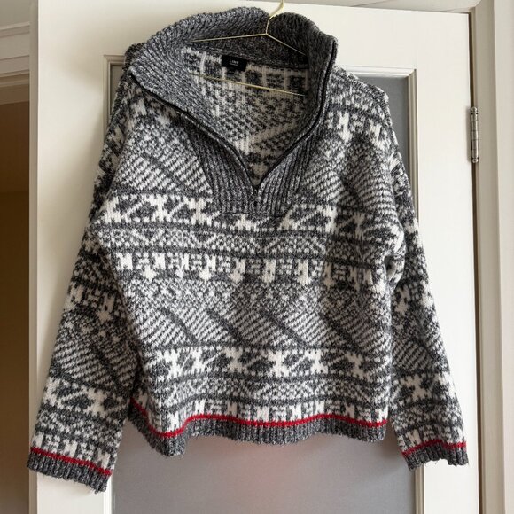 LINE Oversized Alpaca Winter Sweater - Picture 2 of 5